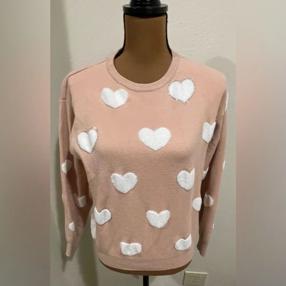 Great blush on-twelfth heart sweater